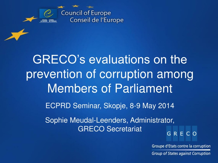 greco s evaluations on the prevention