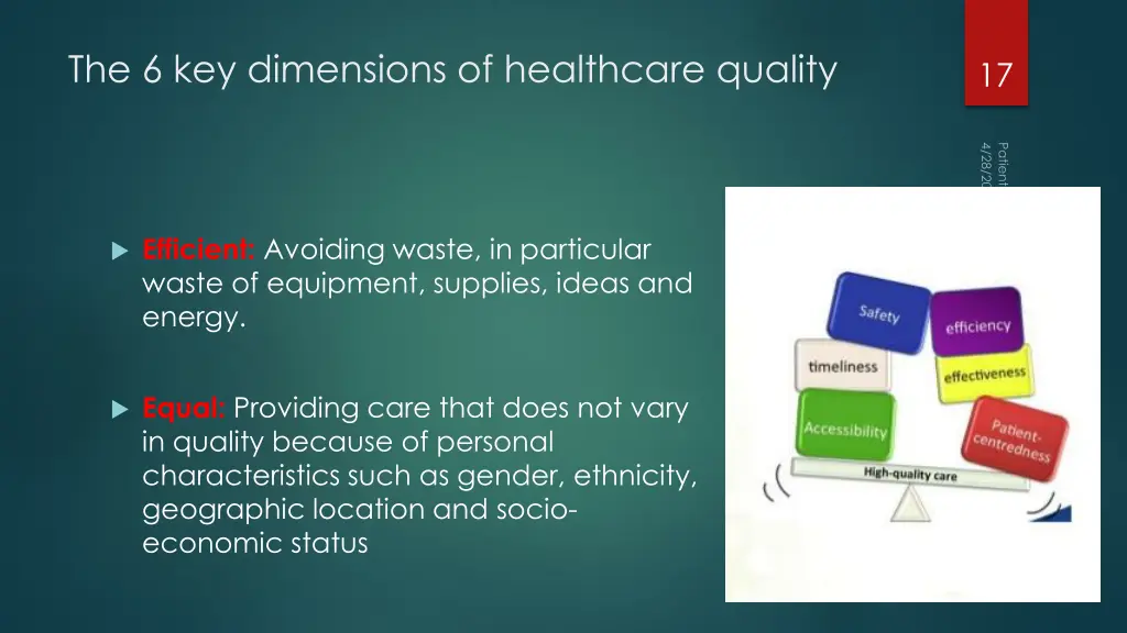 the 6 key dimensions of healthcare quality 2