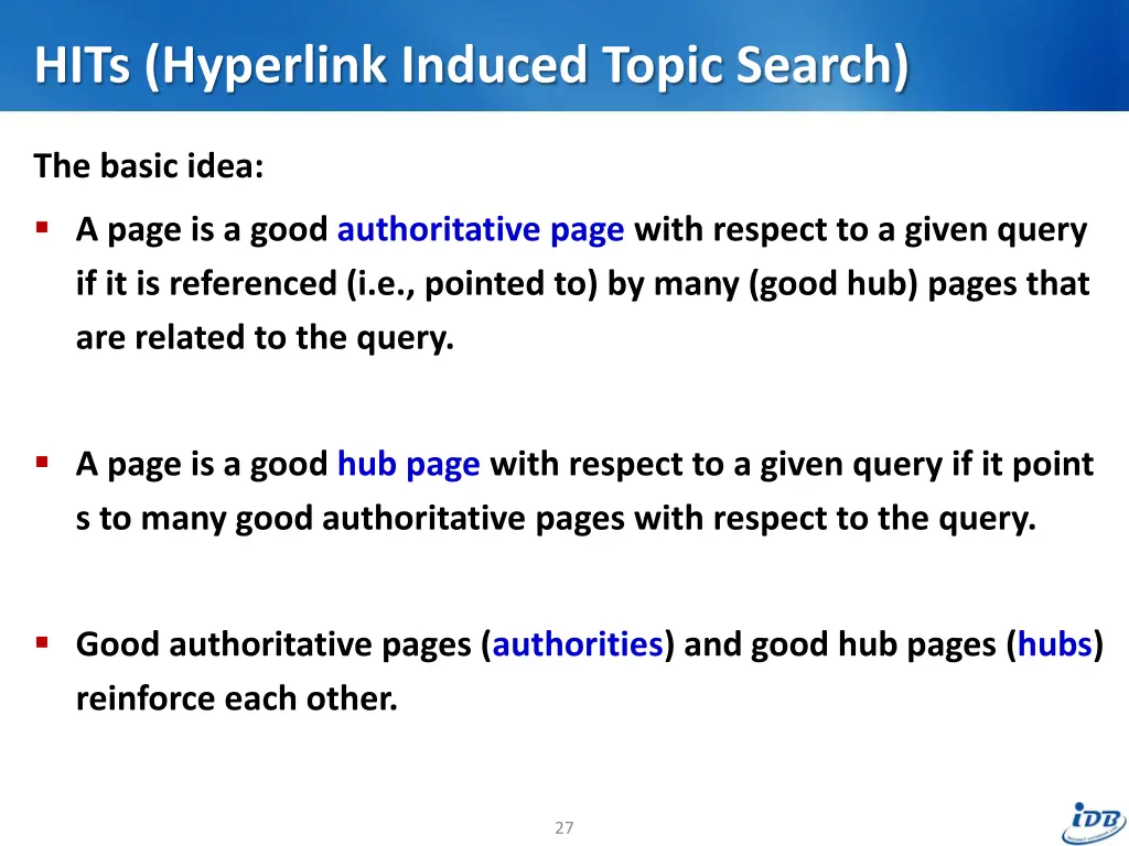 hits hyperlink induced topic search 2