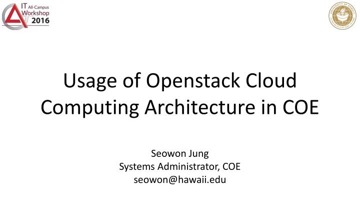 usage of openstack cloud computing architecture