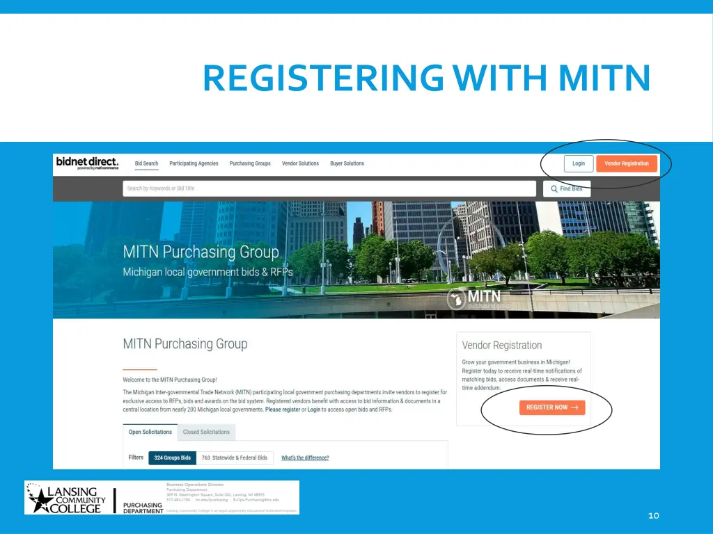 registering with mitn