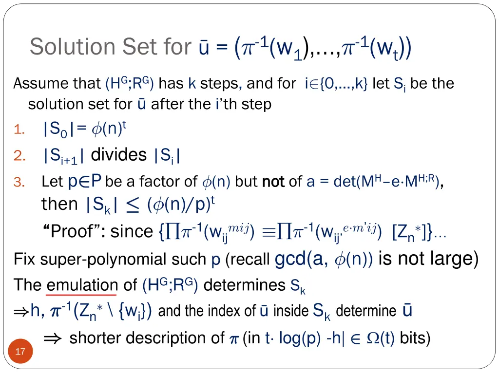 solution set for 1 w 1 1 w t