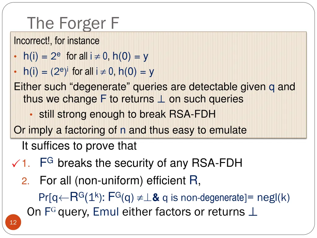 the forger f incorrect for instance