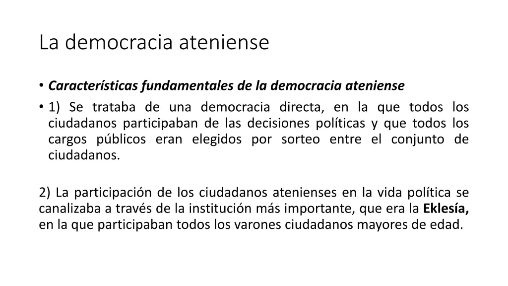 la democracia ateniense