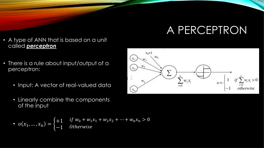 a perceptron