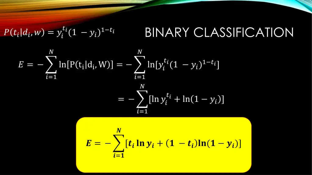 binary classification 3