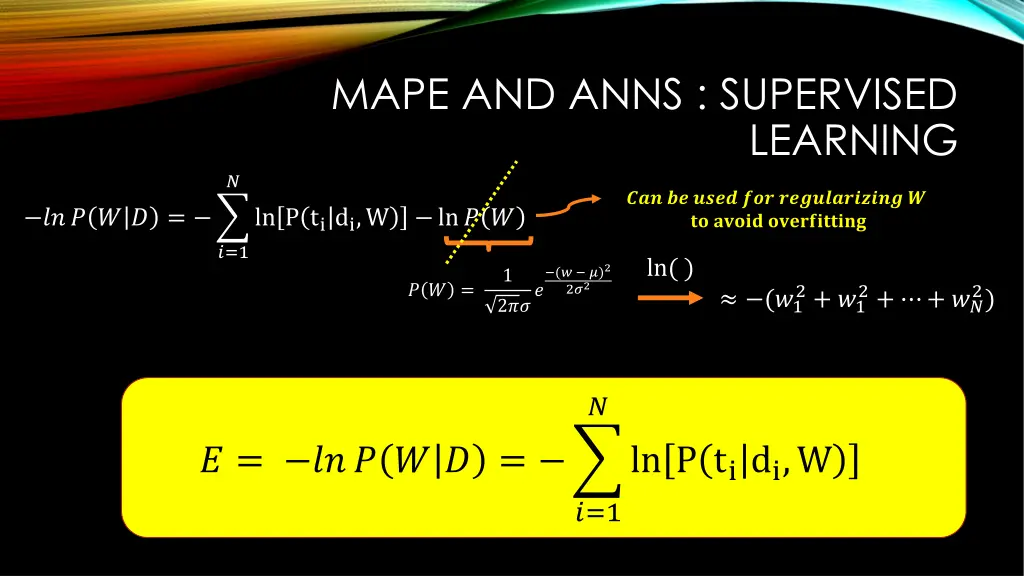 mape and anns supervised 2