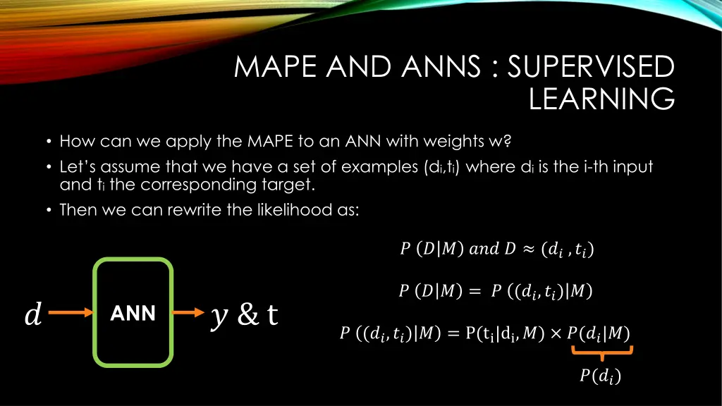 mape and anns supervised