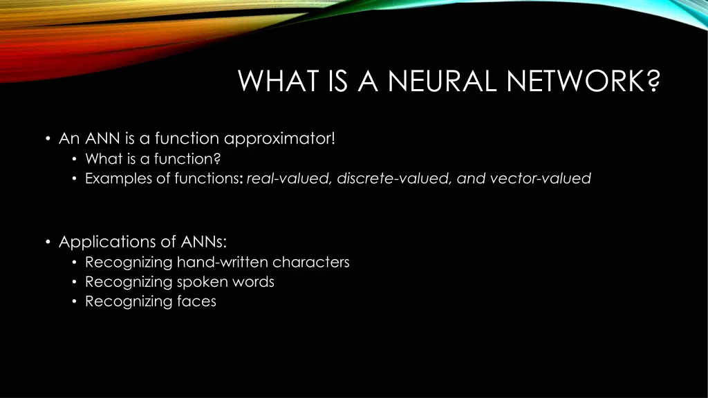 what is a neural network