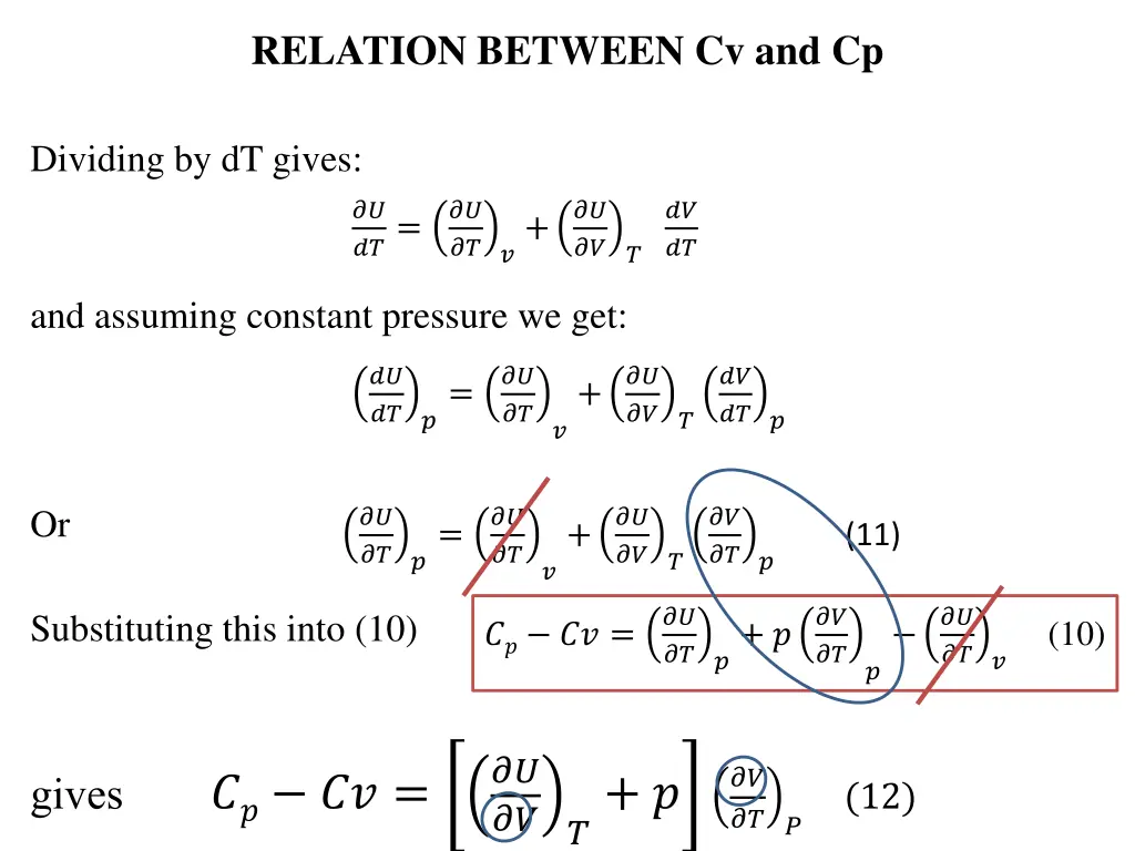 relation between cv and cp 1