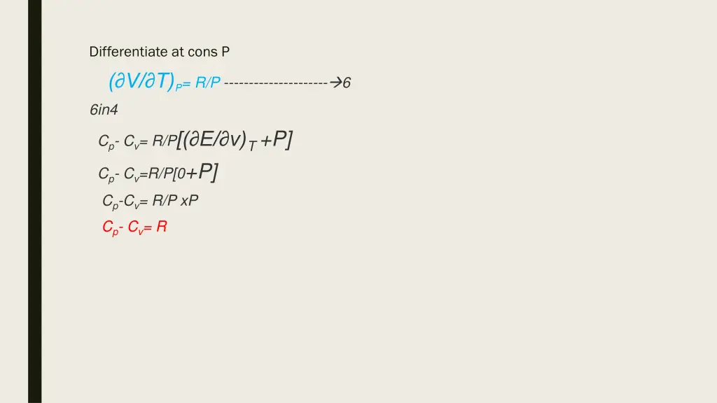 differentiate at cons p
