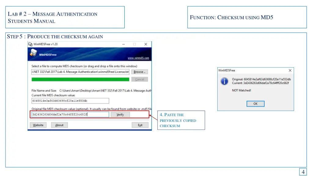 l ab 2 m essage a uthentication s tudents m anual 3