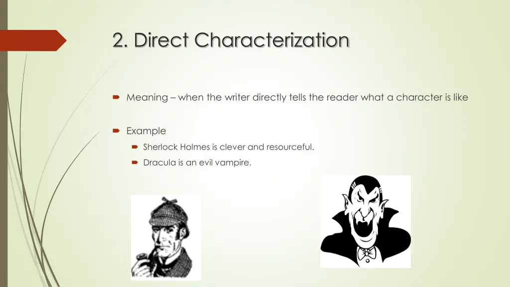 2 direct characterization