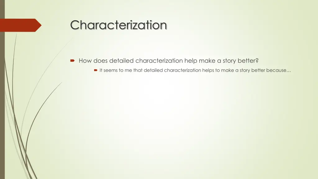 characterization