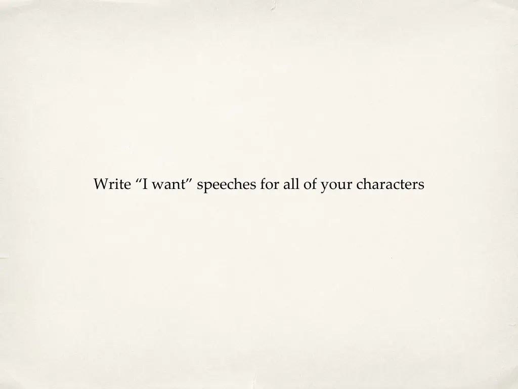write i want speeches for all of your characters