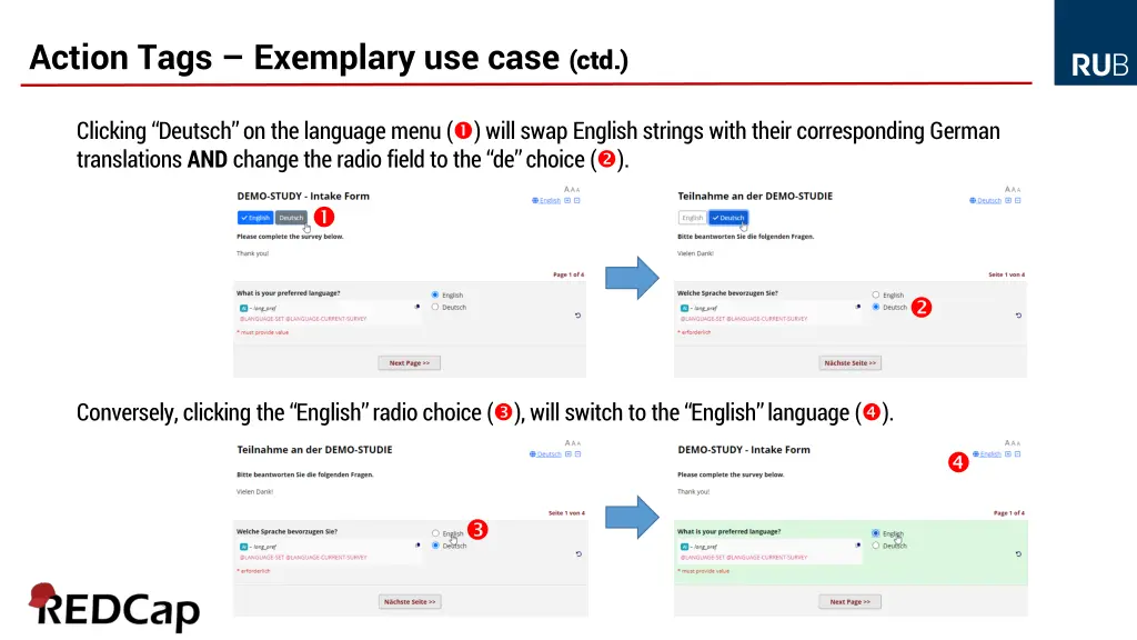 action tags exemplary use case ctd