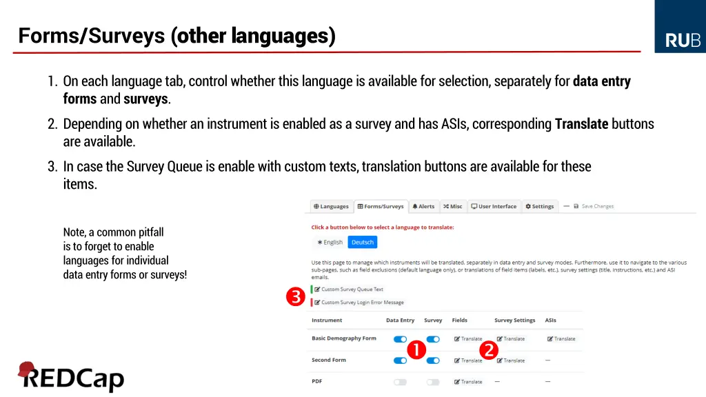 forms surveys other languages