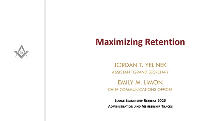 maximizing retention