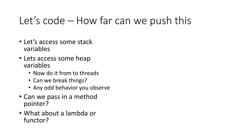 let s code how far can we push this