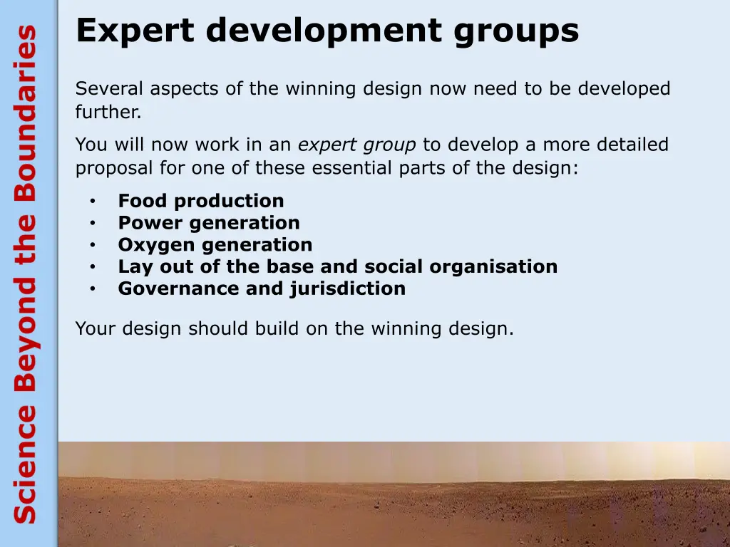 expert development groups