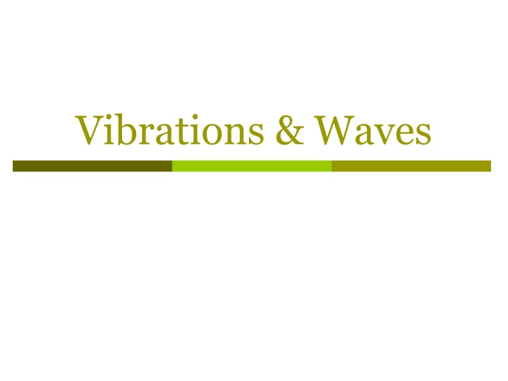 vibrations waves