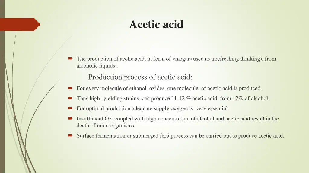 acetic acid