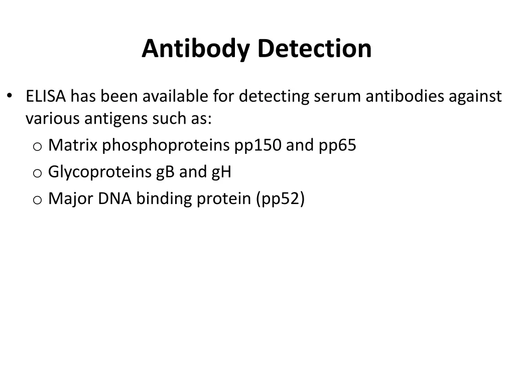 antibody detection