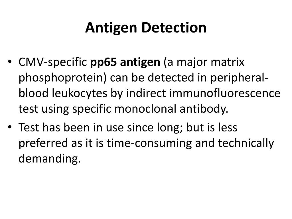antigen detection