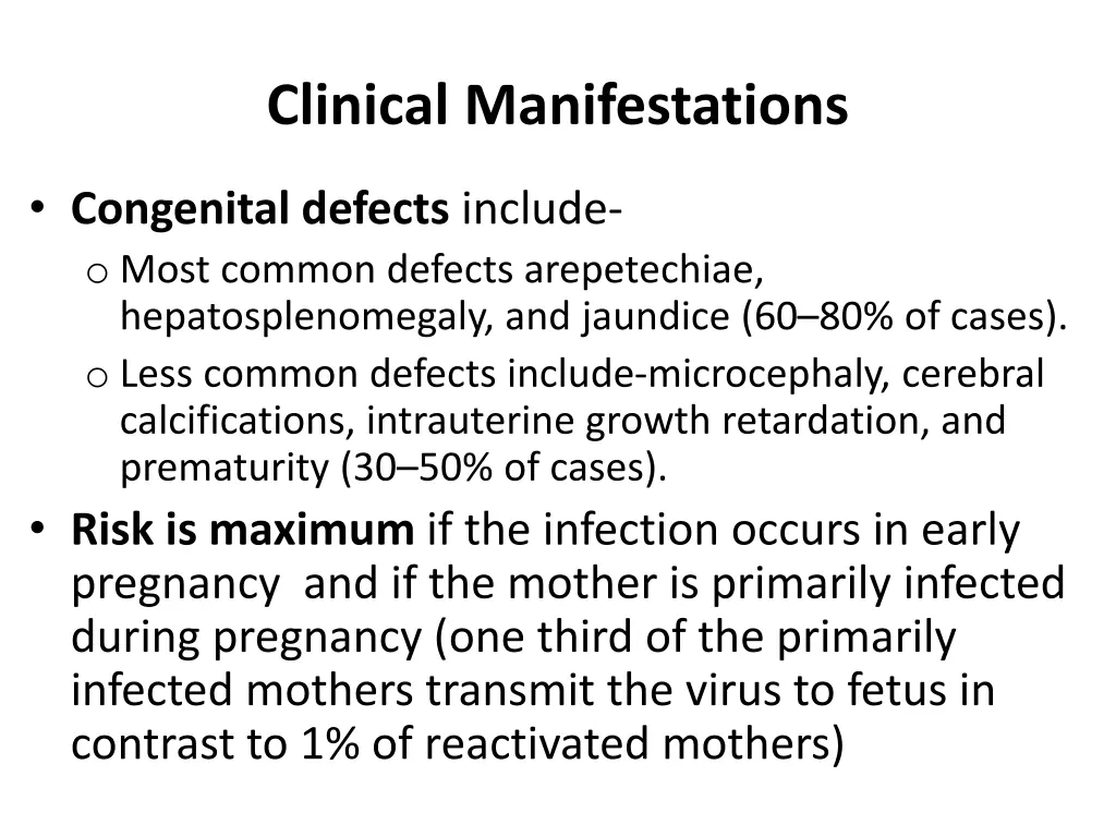 clinical manifestations 1