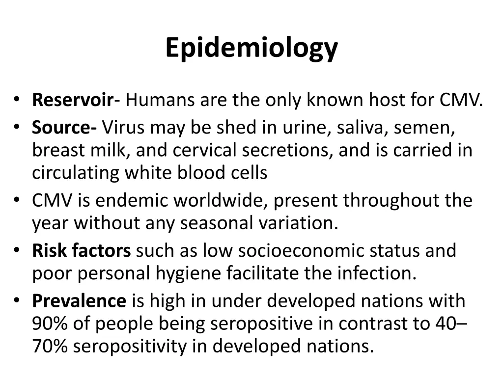 epidemiology 1