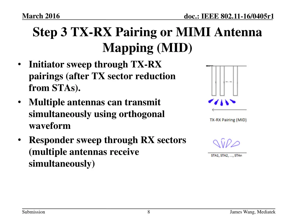 march 2016 step 3 tx rx pairing or mimi antenna