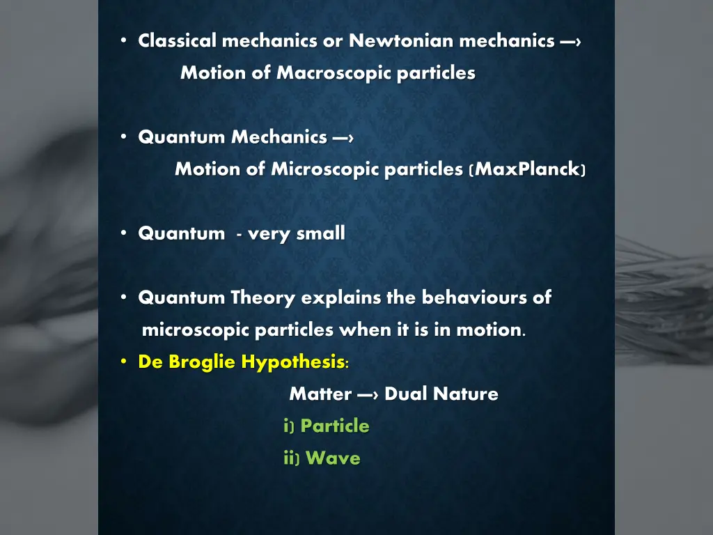 classical mechanics or newtonian mechanics