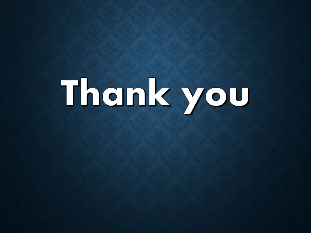 thank you