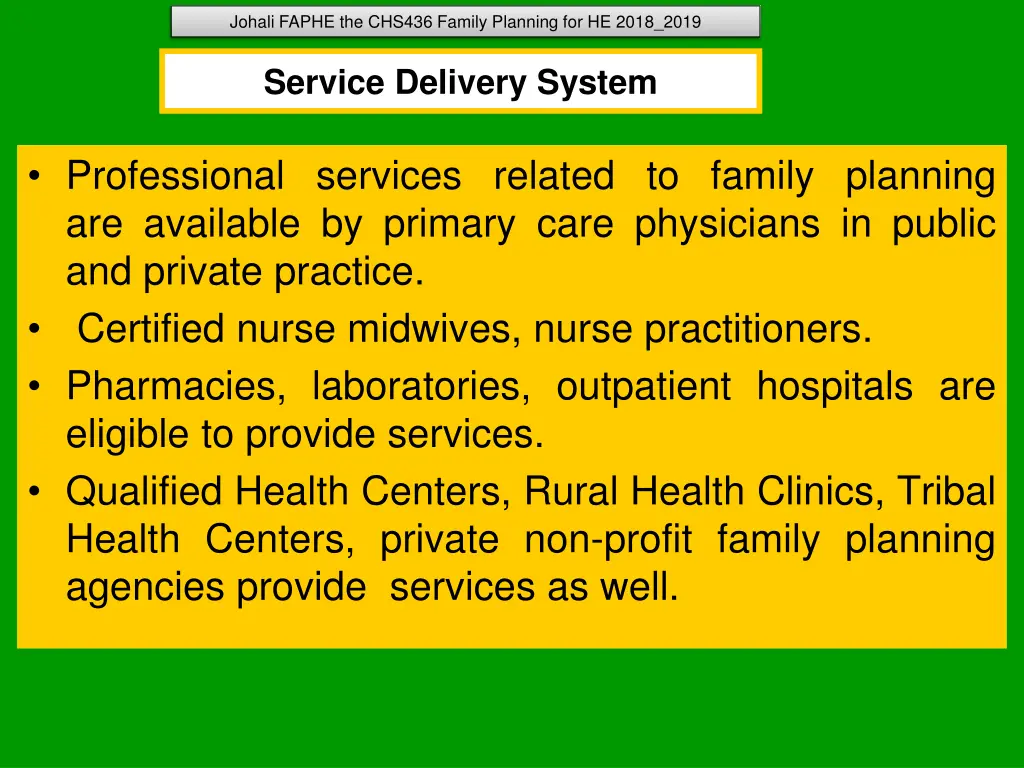 johali faphe the chs436 family planning 7