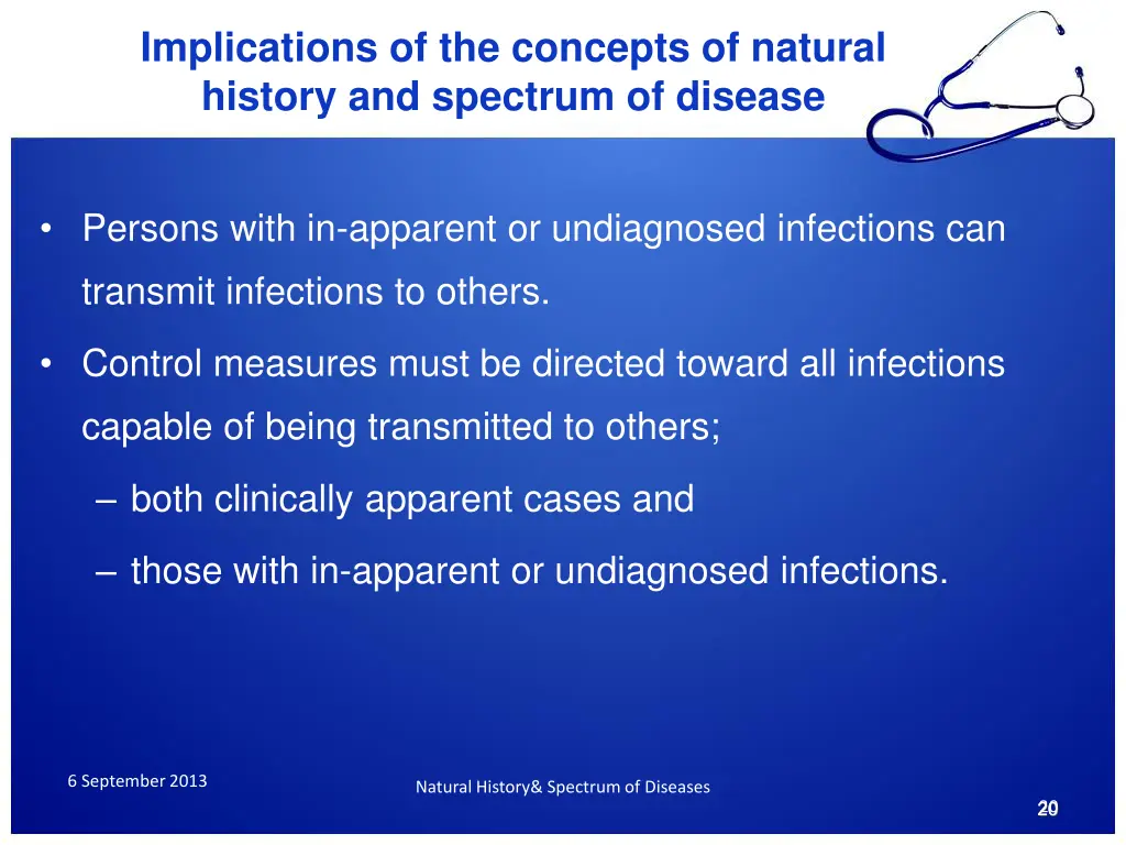 implications of the concepts of natural history