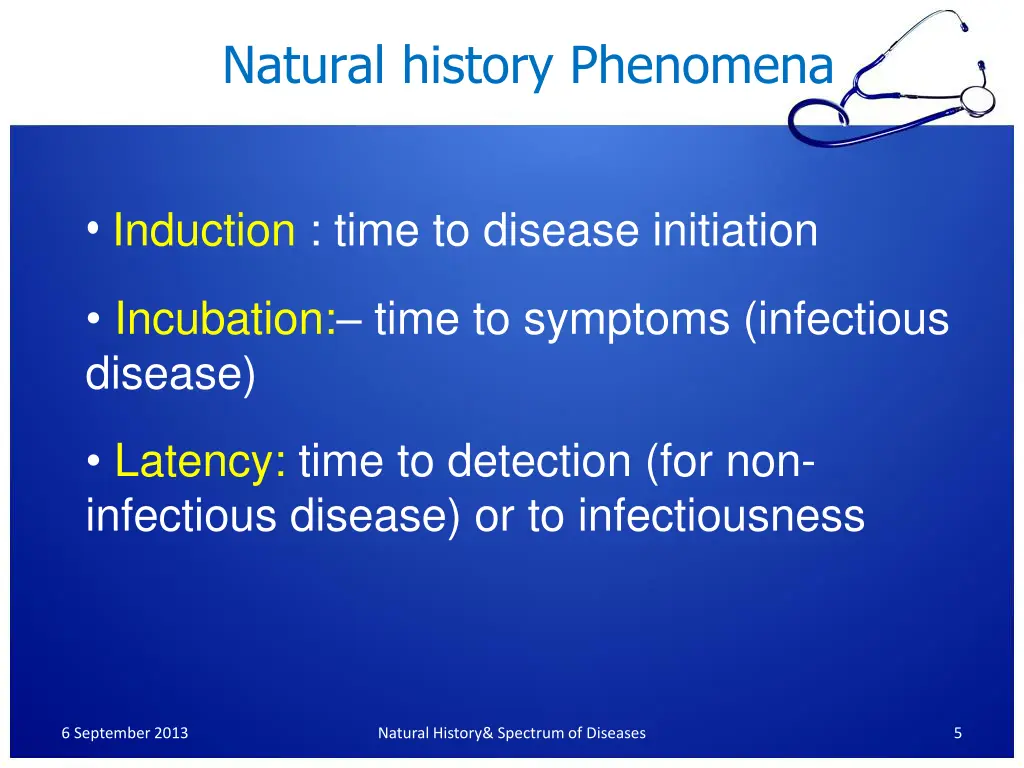 natural history phenomena