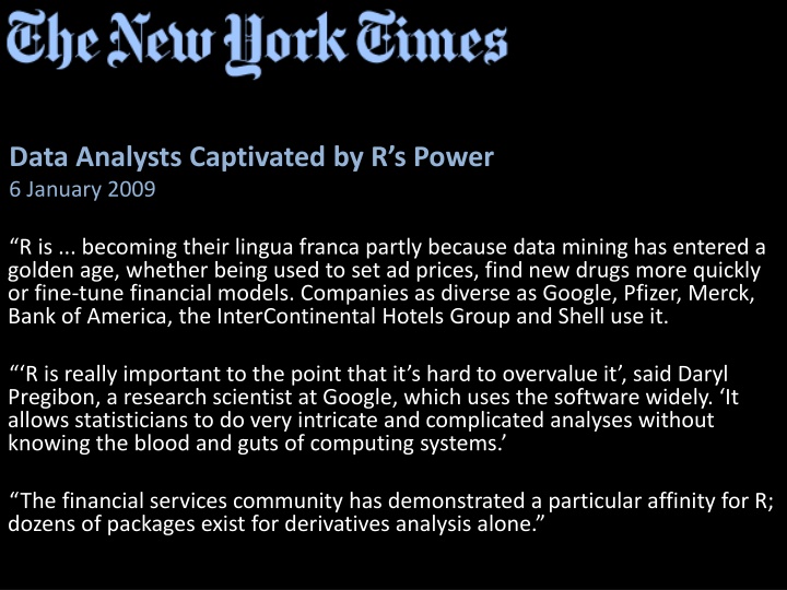 data analysts captivated by r s power 6 january