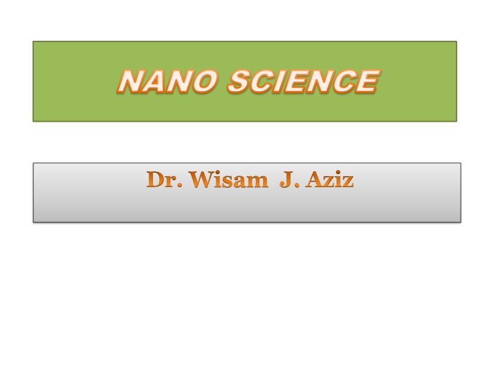 nano science nano science