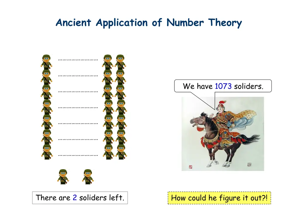 ancient application of number theory 3