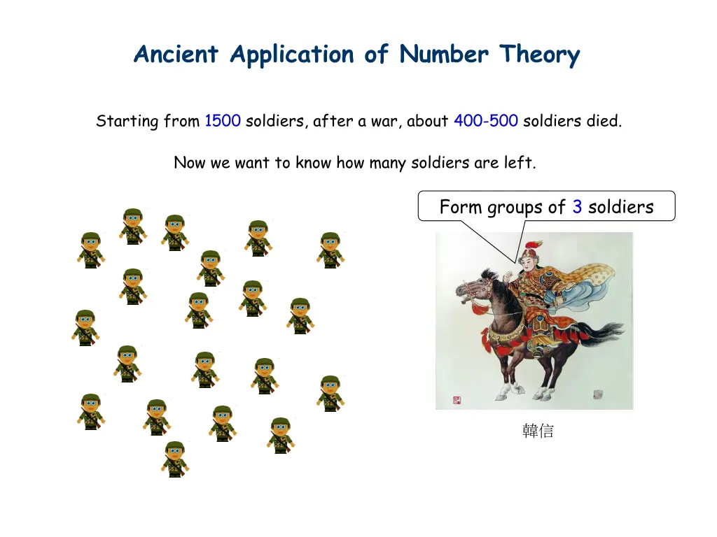 ancient application of number theory