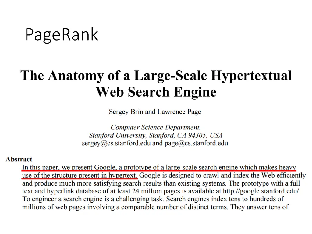 pagerank
