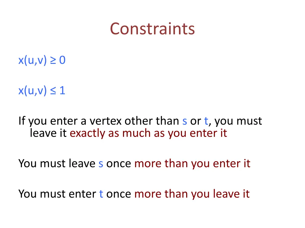constraints 1