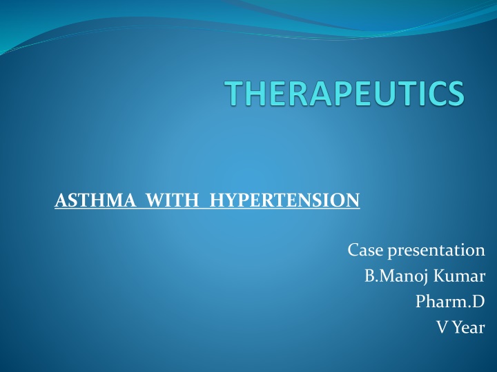 asthma with hypertension