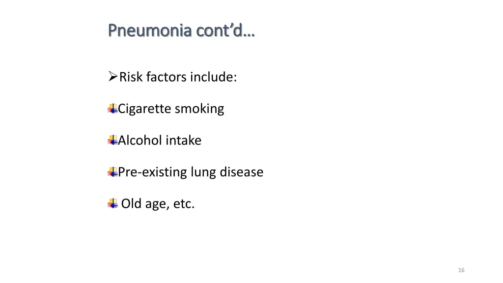 pneumonia cont d pneumonia cont d 10