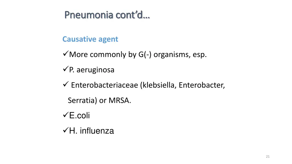pneumonia cont d pneumonia cont d 15
