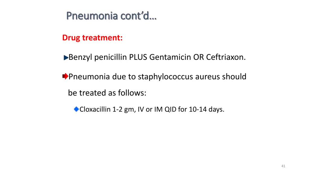 pneumonia cont d pneumonia cont d 30