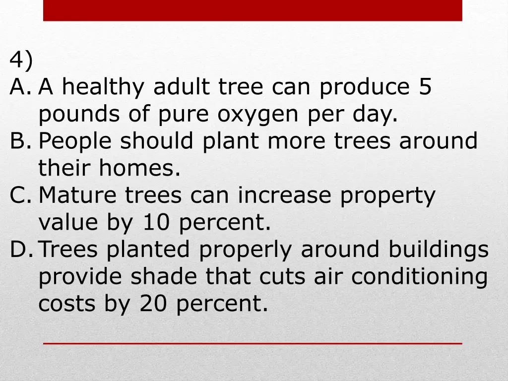 4 a a healthy adult tree can produce 5 pounds
