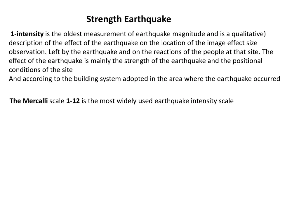 strength earthquake