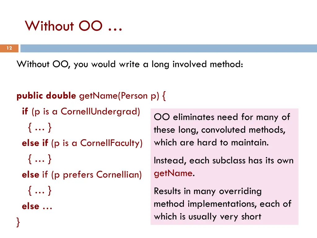 without oo