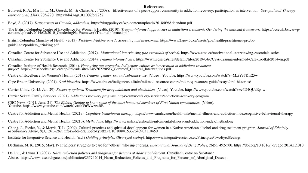 references